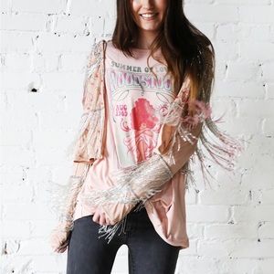 Pink beaded jacket